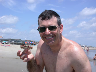 I caught this crab